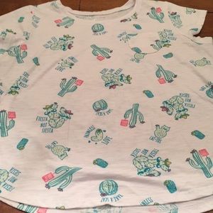 This is a t-shirt with cactus